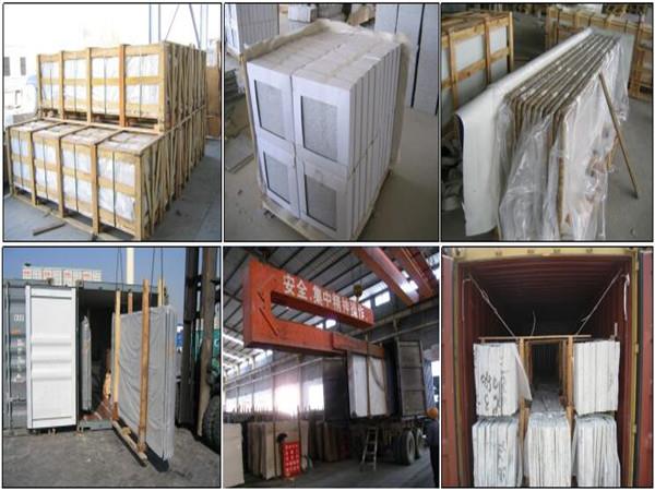 black pearl granite slab packing & loading