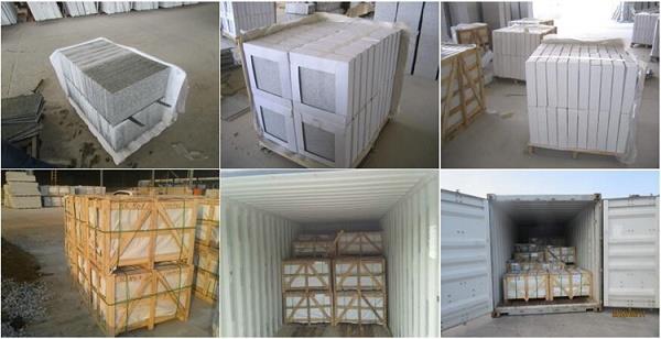 azul bahia granite tile packing &loading