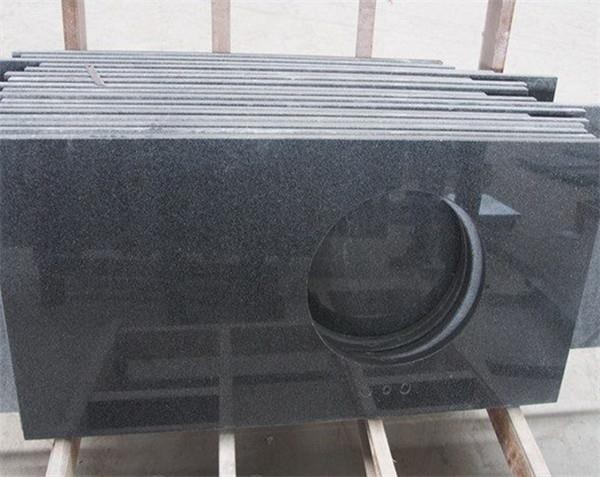 dark grey granite countertops