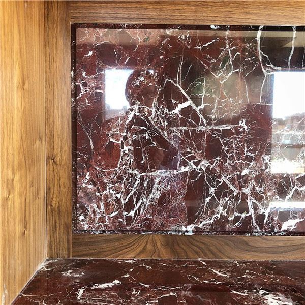rosso levanto marble tile for wall