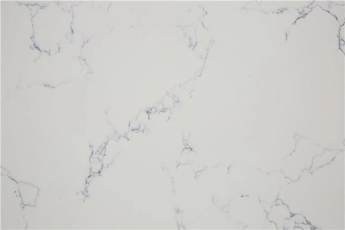 white quartz stone wall countertop