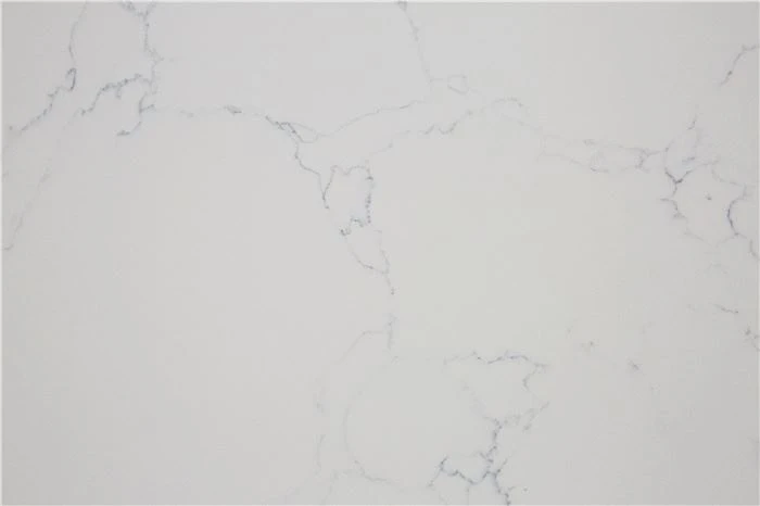 white quartz stone wall vanity