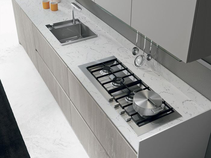 blizzard white quartz countertop