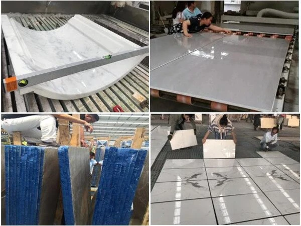 shell beige marble inspection