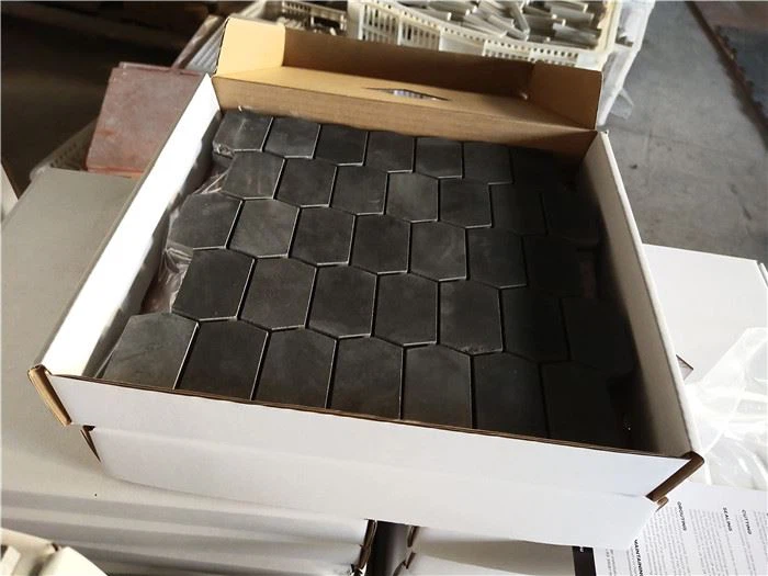basalt mosaic tile black basalt