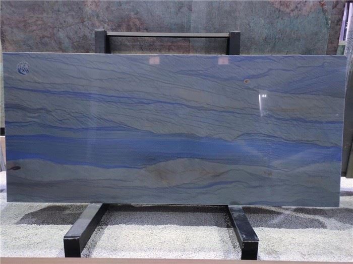 Blue Macaubas Quartzite Slab