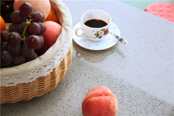 crystal quartz slab for kitchen top