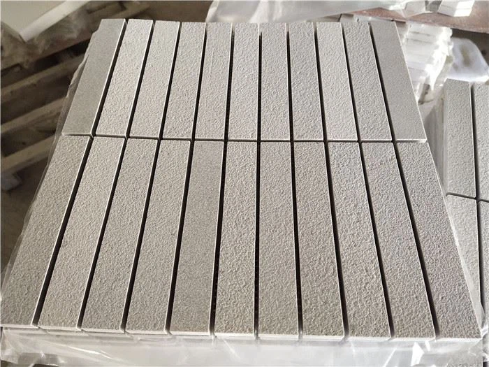 limestone mosaic tile Cinderella Grey