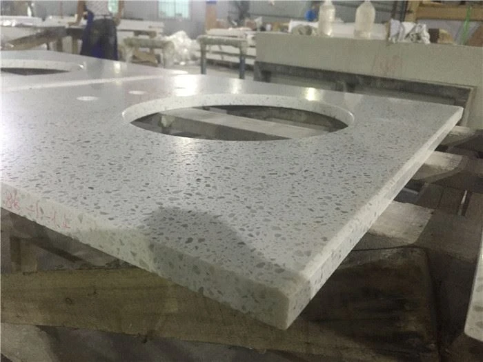 quartz countertops white sparkle for bathroom