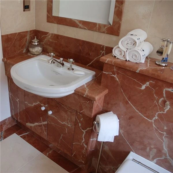 red marble countertops Rosso Alicante