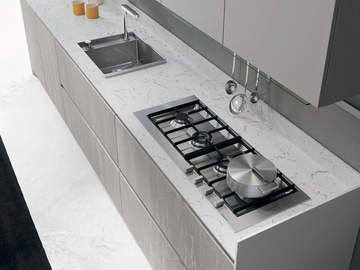 เคาน์เตอร์ครัว Blizzard White Quartz