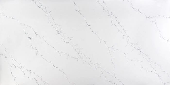 willow white quartz slab island