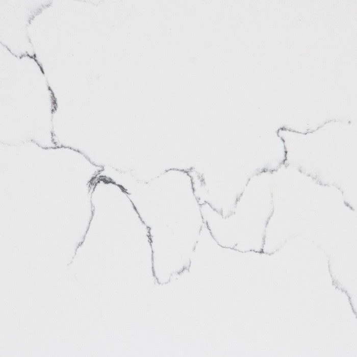 willow white quartz slab polished