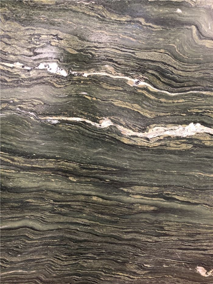 Fashion green granite polished slab