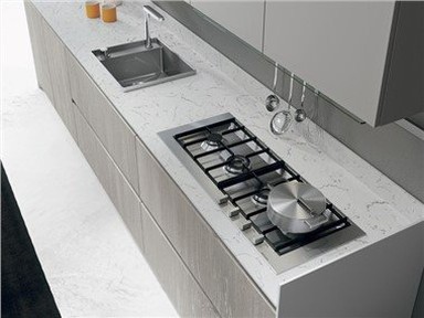 เคาน์เตอร์ครัว Blizzard White Quartz