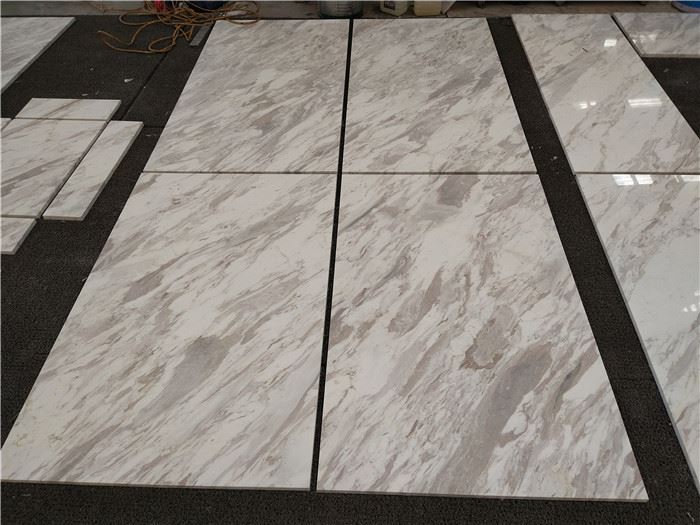 Volakas marble bathroom tiles