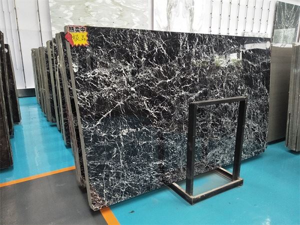 bathroom with black marble floor italy black