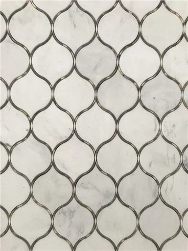 Backsplash กระเบื้องโมเสคหินอ่อน
