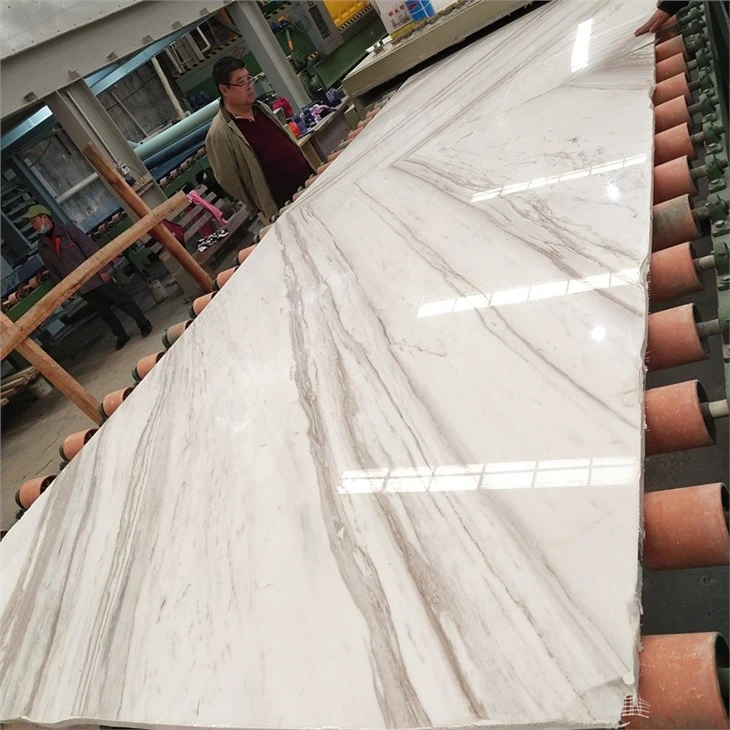 White marble subway tile for background