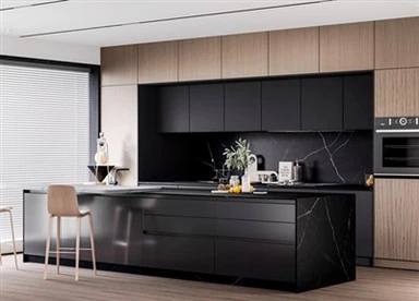 เคาน์เตอร์ท็อปหินเผา Nero Marquina