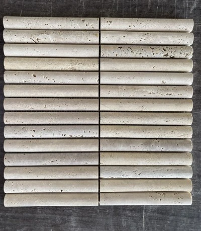 กระเบื้องโมเสกเชิงเส้น Travertine