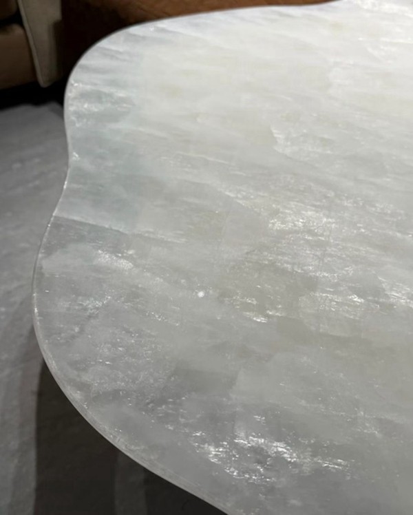 White Onyx Table